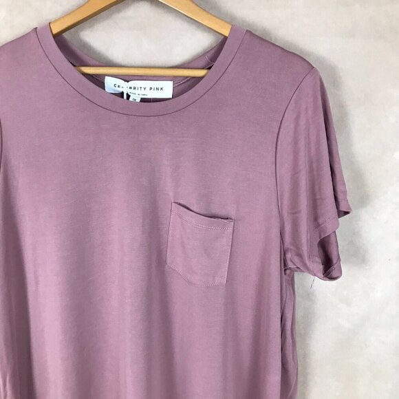 Celebrity Pink Plus Size High-Low Tunic in Mauve NWT 1X - Picture 4 of 8